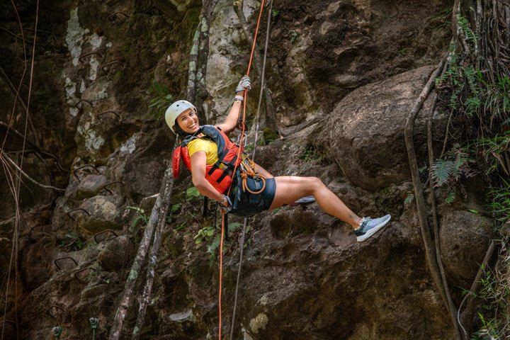 Half-Day La Victoria Waterfall Canyoning with Hot Springs and Buffet Lunch (1/8)