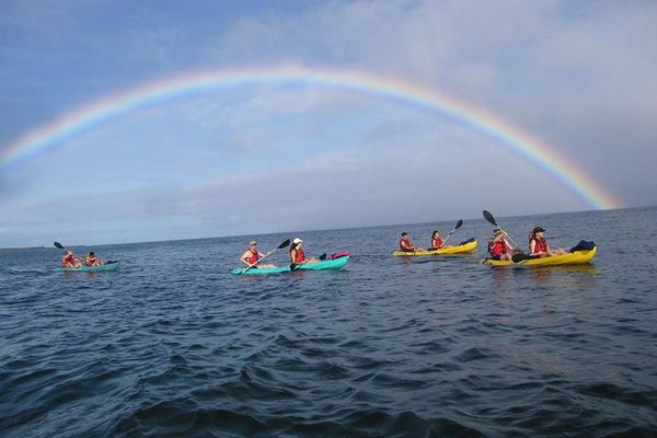 Kelii's Kayak, Snorkel and Waterfall Hike from Makena, 6 Hours with Lunch