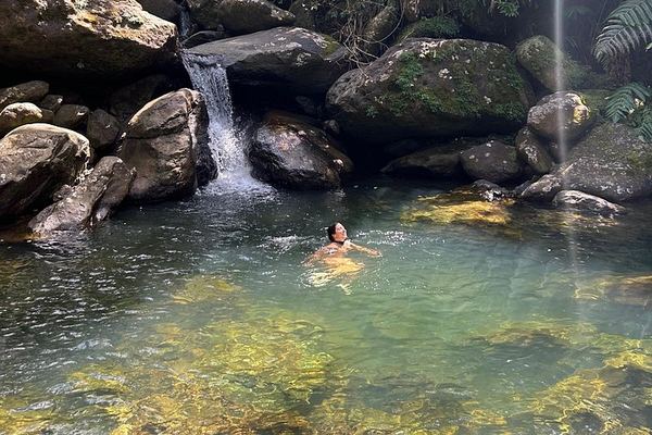 Espiritu Santo River Waterfall Hike in Remote El Yunque, Small Group from Condado