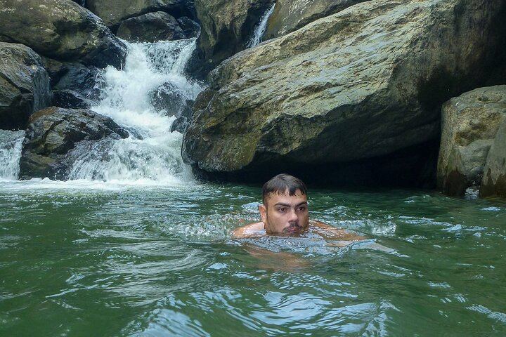Espiritu Santo River Waterfall Hike in Remote El Yunque, Small Group from Condado (4/12)