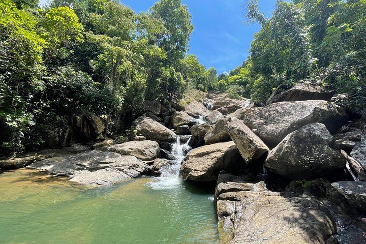 Espiritu Santo River Waterfall Hike in Remote El Yunque, Small Group from Condado (12/12)