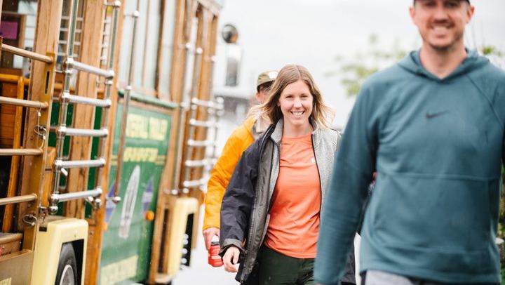 Waterfall Trolley Hop-On Hop-Off Day Pass from Corbett on the Historic Highway (4/12)