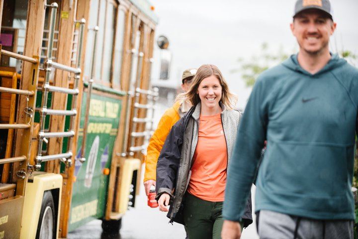 Waterfall Trolley Hop-On Hop-Off Day Pass from Corbett on the Historic Highway (4/12)