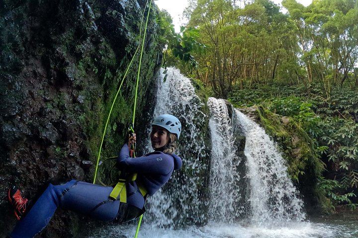 Ribeira dos Caldeirões Waterpark Canyoning with Photos, Sao Miguel Azores (7/12)