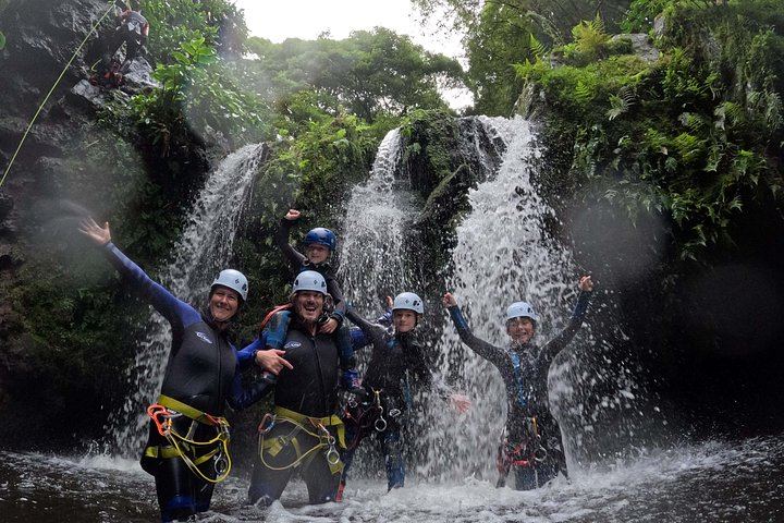Ribeira dos Caldeirões Waterpark Canyoning with Photos, Sao Miguel Azores (8/12)
