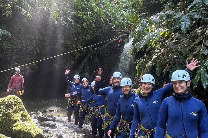 Ribeira dos Caldeirões Waterpark Canyoning with Photos, Sao Miguel Azores (4/12)