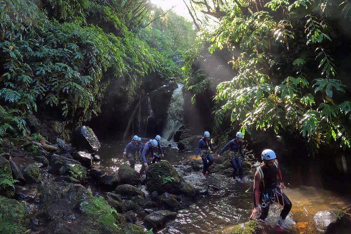 Ribeira dos Caldeirões Waterpark Canyoning with Photos, Sao Miguel Azores (5/12)