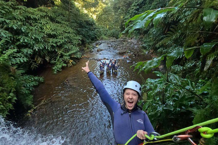 Ribeira dos Caldeirões Waterpark Canyoning with Photos, Sao Miguel Azores (11/12)