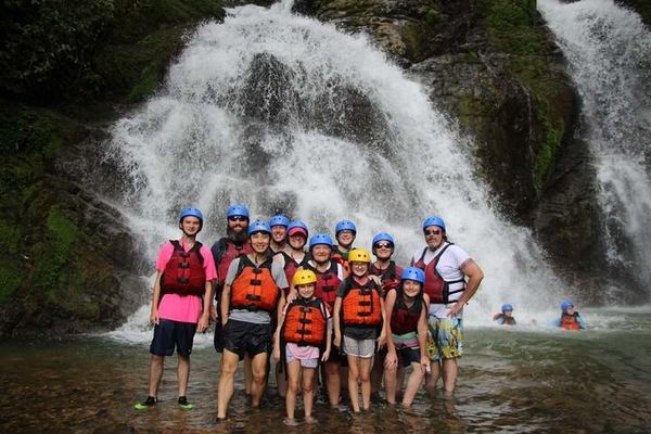 Savegre River Whitewater Rafting, Class II-III, with Waterfall Stop near Manuel Antonio