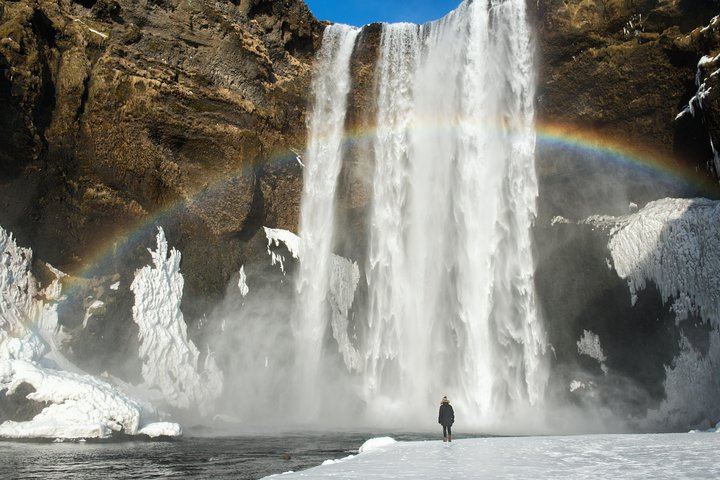 Winter South Coast Day Tour with Gljufrabui, Reynisfjara and Glacier Touch (8/8)