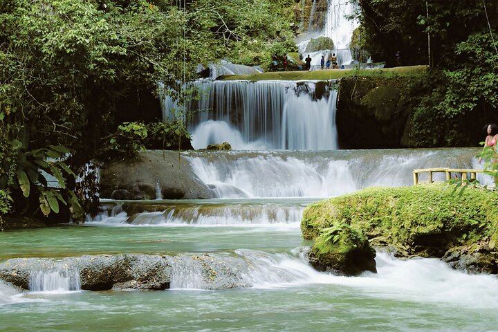 Private YS Falls and Black River Pontoon Safari Day Trip from Negril, Optional Zipline (3/9)