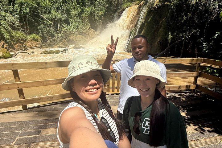 Private YS Falls and Black River Pontoon Safari Day Trip from Negril, Optional Zipline (8/9)