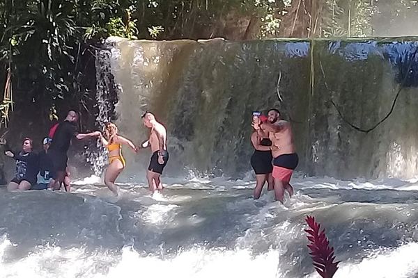Private YS Falls and Pelican Bar Trip from Negril with Marlon's Tour