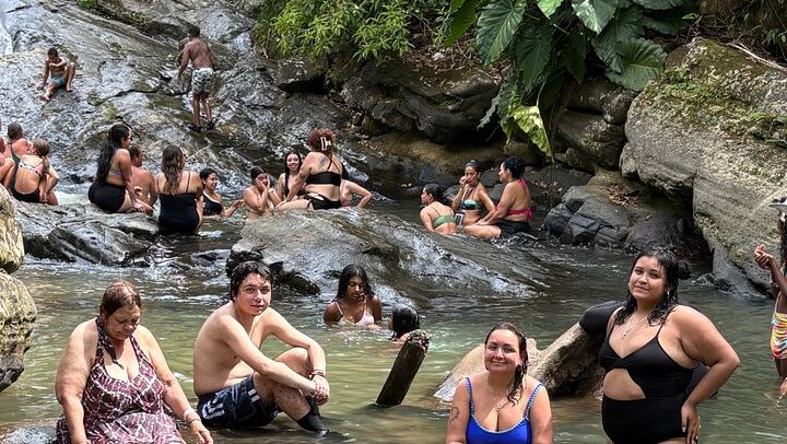 El Yunque River Pools, Big Waterslide and Beach Day Trip by Van from San Juan (3/12)
