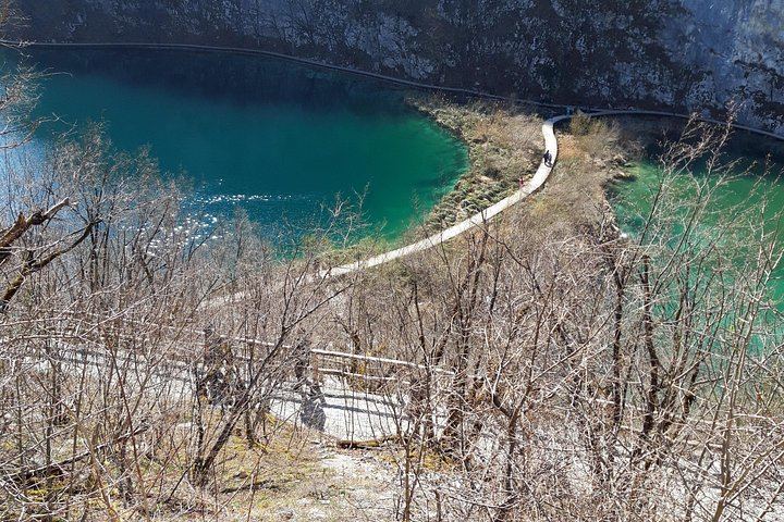 Plitvice Lakes from Zadar with Pre-Booked Gate 1 Tickets, Boat, Train and Free Time (10/12)