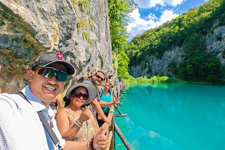Plitvice Lakes and Rastoke Van Day Tour from Zagreb with Boat and Train Rides (3/12)