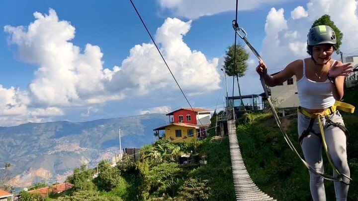 Three Ziplines, Waterfall Hike and Rock Wall Climb Adventure near Medellin (2/12)