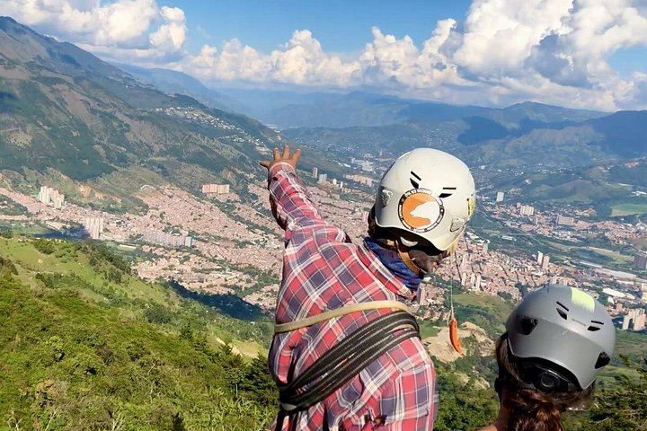 Three Ziplines, Waterfall Hike and Rock Wall Climb Adventure near Medellin (5/12)