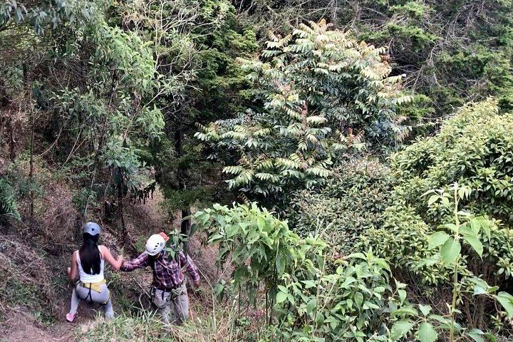 Three Ziplines, Waterfall Hike and Rock Wall Climb Adventure near Medellin (8/12)